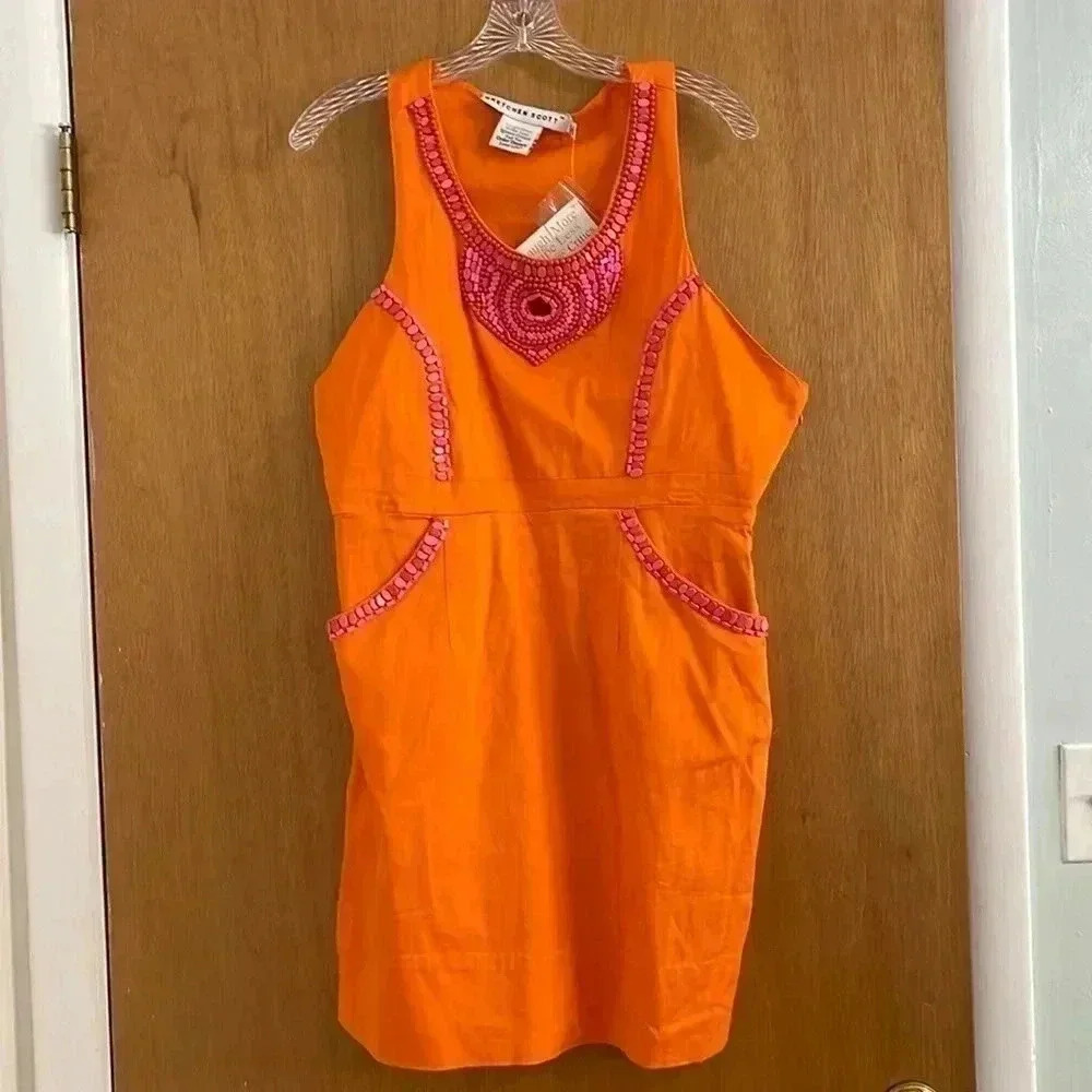 Gretchen Scott Embellished Bead Dress